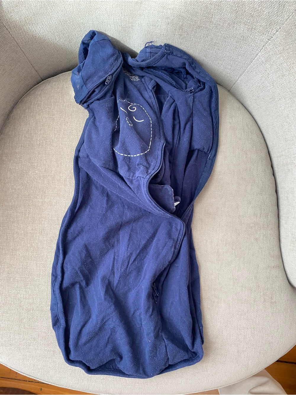 Nested Bean Navy Blue Zen One Swaddle